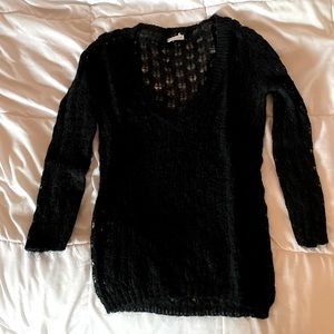 Sheer knit top (for outer layer)